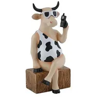 Cowparade Call Me Now - Cowparade Kuh Medium