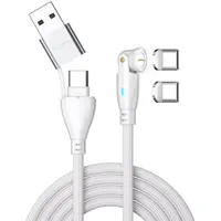4smarts USB-C/A 540° Magnetkabel GravityCord 100W 1,8m weiß
