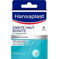 BEIERSDORF Hansaplast Zweite Haut Schutz Pflaster 6 st