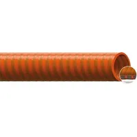 TEGUMA Kunststoff-Saugschlauch QUADRIFLEX ID 152,0mm Orange AD 167,0mm 7,5mm