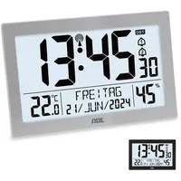 ADE Digitale Funkuhr mit großem XL-Display | Kalender |