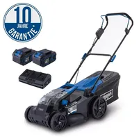 SCHEPPACH Akku Rasenmäher BC-MP430-X 20V-IXES 43cm 2x4,0Ah Akku+Doppelladegerät