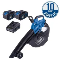 SCHEPPACH Akku Laubsauger- bläser BC-BLV720-X 20V-IXES 2x4,0Ah Akku+Doppellader
