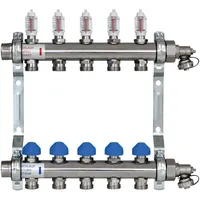 Zewotherm Verteiler Edelstahl Premium für 11 HK, mit DFM