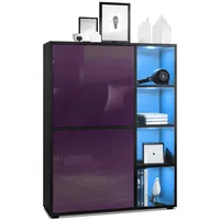 Vladon Highboard Cuba (Anrichte mit 2 Türen, und 4