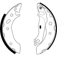 Textar Bremsbackensatz 91048800