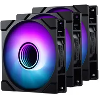 PHANTEKS M25-120 Gen2 PWM DRGB 3er-Pack schwarz - Gehäuselüfter