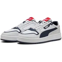 Puma Unisex Court Classic Street Sneaker White Navy-Feather gray