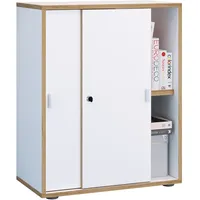VCM Büroschrank Aktenschrank Schiebetüren Salia 2-Fach