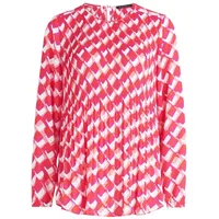 Betty Barclay Schlupfbluse mit Plissee Rot/Weiß,44 | 44