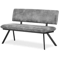 B&D home Sitzbank, Grau, Textil, 140x86x57 cm, Oeko-Tex® Standard