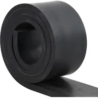 VidaXL Gummileiste für Schneepflug Schwarz 200x10x1 cm