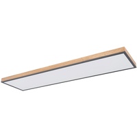 GLOBO LED Deckenleuchte Fernbedienung Deckenlampe Holzleuchte Wohnzimmerlampe CCT, Nachtlicht,