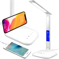 Retoo Schreibtischlampe LED mit USB Ladefunktion, Bürolampe Tischlampe mit