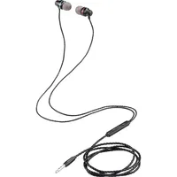 Renkforce RF-IE-JH01 Telefon In Ear Headset kabelgebunden Schwarz Fernbedienung