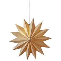 Star Trading Großer Papierstern ,Plain', 14-zackig, schlicht, natur, Ø