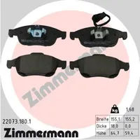 ZIMMERMANN Bremsbelagsatz, Scheibenbremse