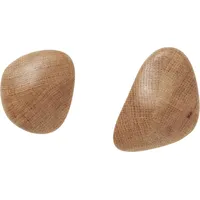 Ferm Living Cairn Wandhaken, natürlich 2 St.