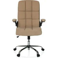 MyBuero Bürostuhl RELAX WD 100 Stoff Cord Beige