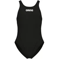 Arena Swimsuit Tech Solid Schwarz/Weiß 140