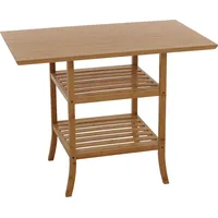 Mendler Bambus Tisch HWC-N84, Balkontisch Beistelltisch Esszimmertisch Mehrzwecktisch, FSC®-zertifiziert