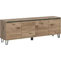 Xonox.home Balton Lowboard 184x64x40 cm Eiche Dunkel Holzwerkstoff