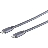 S/conn maximum connectivity USB 3.2 Gen 2x2 Kabel, grau