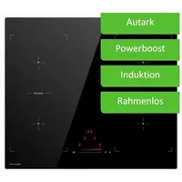 Victory Keenberk Induktionskochfeld Bridge-Funktion Booster-Funktion autark Touch Sensor 60cm