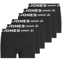 JACK & JONES Boxershort 6er Pack in Schwarz 176