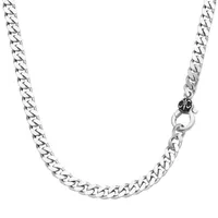 GIORGIO MARTELLO MILANO Kette Panzerkette, Silber 925 55 cm