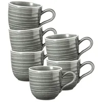 SELTMANN WEIDEN Terra Espressotasse 0,09 l perlgrau 6er Set
