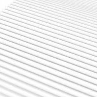 VidaXL Schaumstoffmatratze Weiß 160x200 cm Härtegrad H2 H3