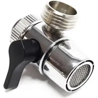Wiltec Naturewater 2 Wege Hahn Wasserhahn Adapter mit 20