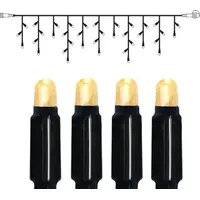 StarTrading System 24 LED Eiszapfen-Lichterkette 1,5x0,7m' warmweiß, IP44