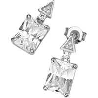 GIORGIO MARTELLO MILANO Ohrhänger mit Zirkonia, Silber 925 1,5
