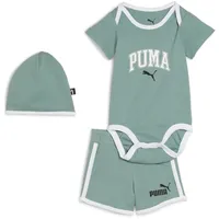 Puma Minicats Class Newborn Baby-Set mit Beanie 30 green
