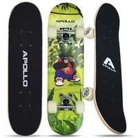 Apollo 61 cm Kinderskateboard - Gorilla Tom grün|violett 61