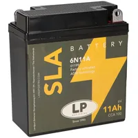 Landport Batterie AGM SLA 6V 11Ah für Motorrad Startbatterie