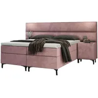 Best For Home Boxbett, Rosa, Textil, Rechteckig, 160x200 cm,