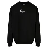 Karl Kani KKMQ12003BLK Small Signature Crew in Schwarz, Größe