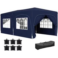 Outsunny Pavillon, - 597Lx300Wx270Hcm - Blau