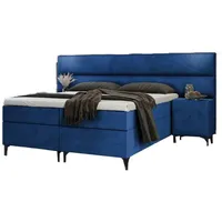 Best For Home Boxbett, Blau, Textil, Rechteckig, 140x200 cm,