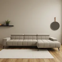 DOMO collection Ecksofa DOMO COLLECTION "Trento L-Form, mit Kufenfuß