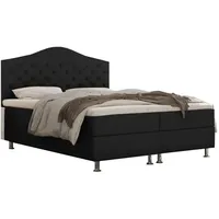 Best For Home Boxbett, Schwarz, Textil, Rechteckig, 90x200 cm,