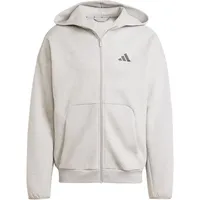 Adidas Future Icons Small Logo Reißverschlusspullover Medium Grey Heather