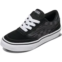 Vans Unisex Kinder Brooklyn Ls Sneaker, Checkerboard Black/Asphalt, 38