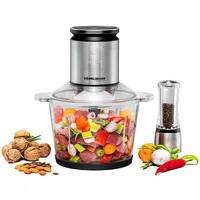 Rommelsbacher Multi Zerkleinerer MZ 800, 2,7 Liter Glasbehälter, 22-stufige