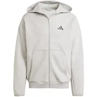 Adidas Future Icons Small Logo Reißverschlusspullover Medium Grey Heather