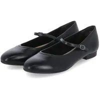 TAMARIS Da.-Ballerina für Damen, schwarz, Gr. 39 EU