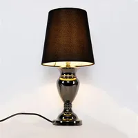 Lux.pro Tischleuchte, Schwarz, E14, 22x48x22 cm, Lampen & Leuchten,